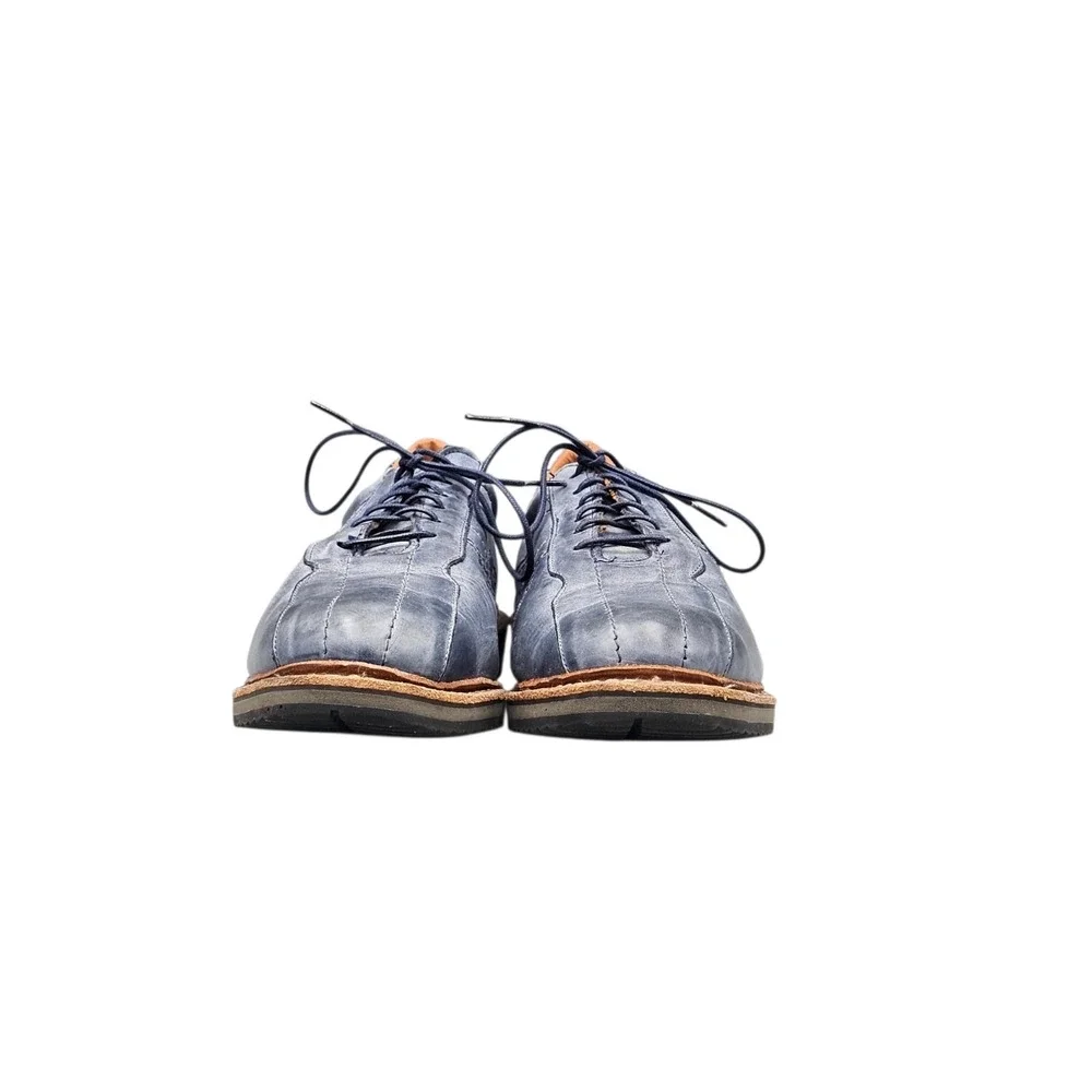 Allen Edmonds Men's Size 12 D Road Warriors Voyager Blue Leather Sneakers Shoes